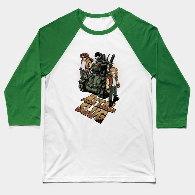 Metal Slug Baseball T-Shirt by RedBug01